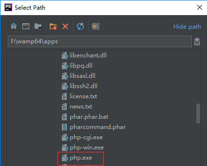phpstorm配置php环境的方法