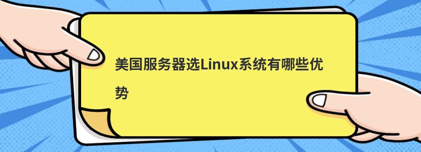 美國服務(wù)器選Linux系統(tǒng)有哪些優(yōu)勢