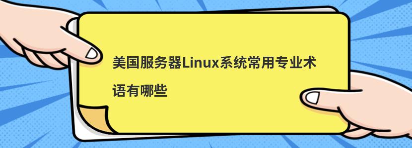 美國服務器Linux系統常用專業術語有哪些