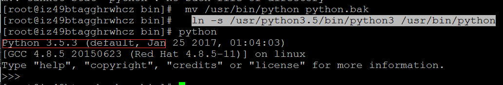 Centos7如何安装Python3.5