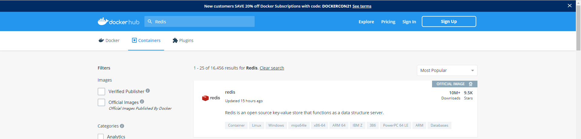 Docker+Redis+SpringBoot连接的方法