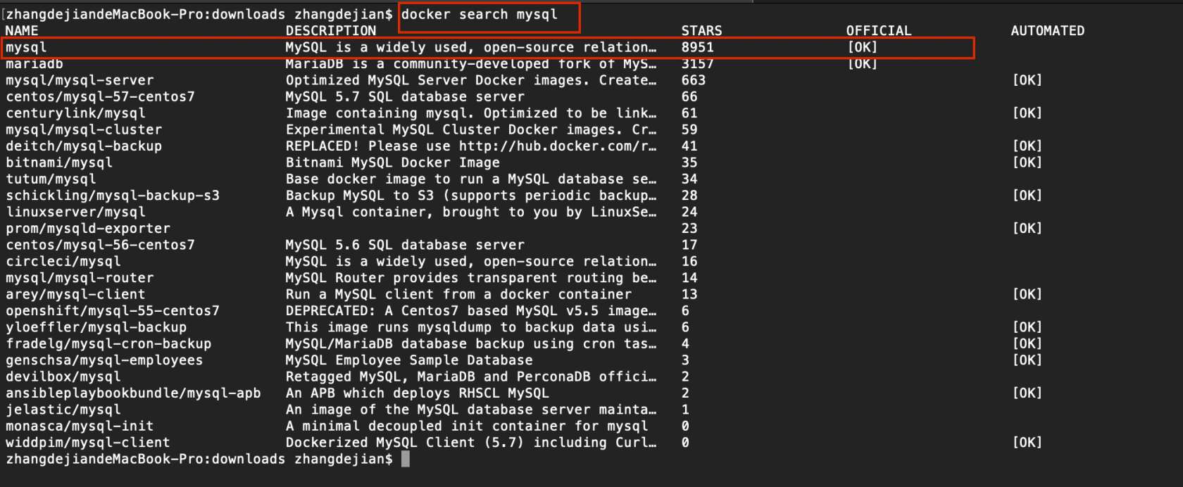 Docker安装MySQL8.0实例分析