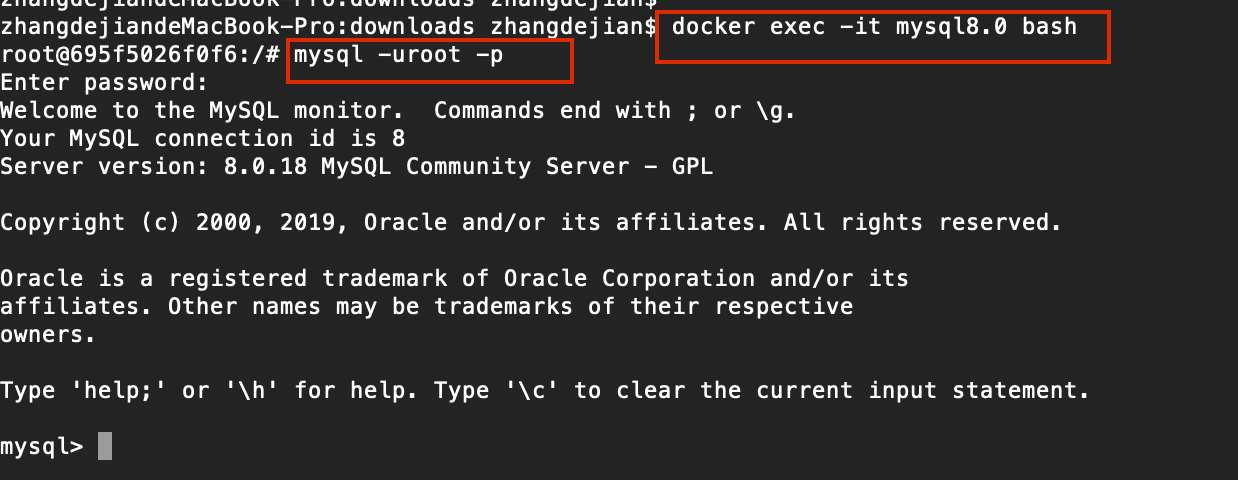 Docker安装MySQL8.0实例分析