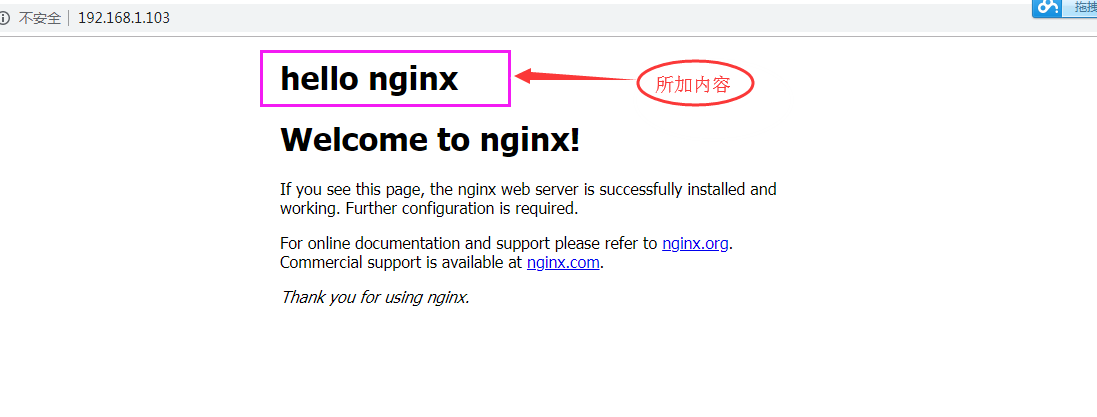 centos7 docker修改Nginx文件的方法