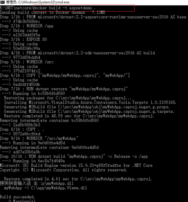 Docker容器运行ASP.NET Core的方法