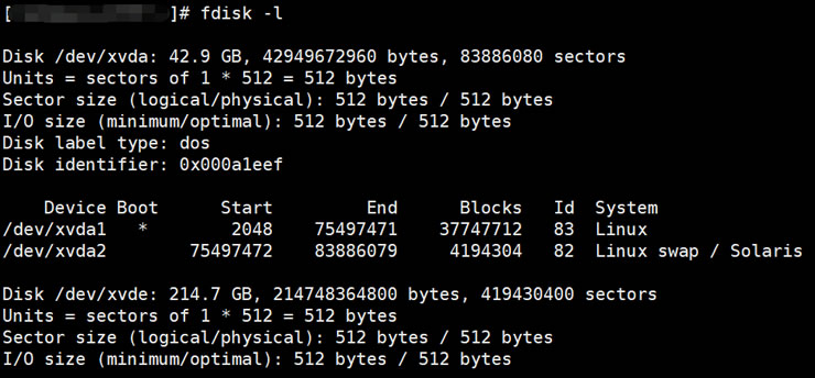 CentOS7怎么挂载新数据盘