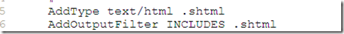 怎么配置Apache支持shtml