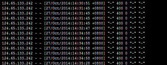 Linux服务器nginx访问日志里出现大量http 400错误怎么解决