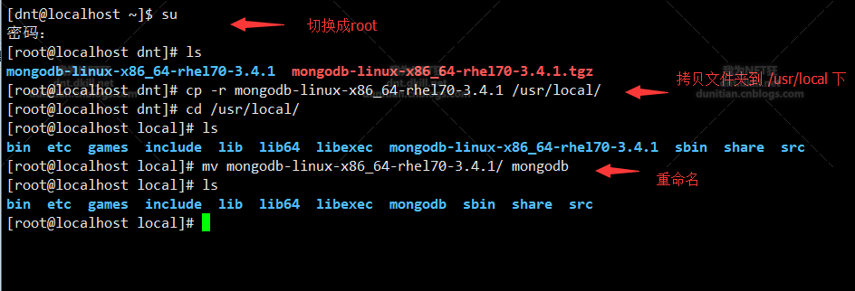 CentOS在线和离线安装Mongodb的方法