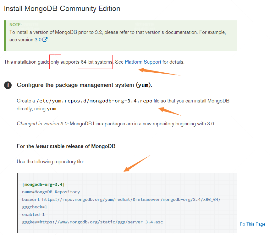 CentOS在线和离线安装Mongodb的方法