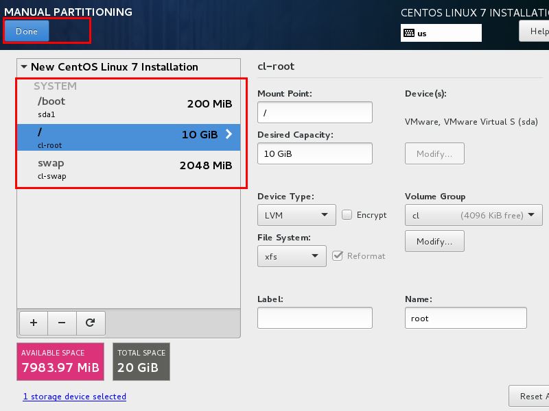 VMware安装Centos7的方法