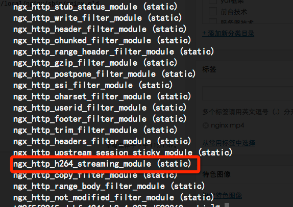 怎么为Nginx添加mp4流媒体支持