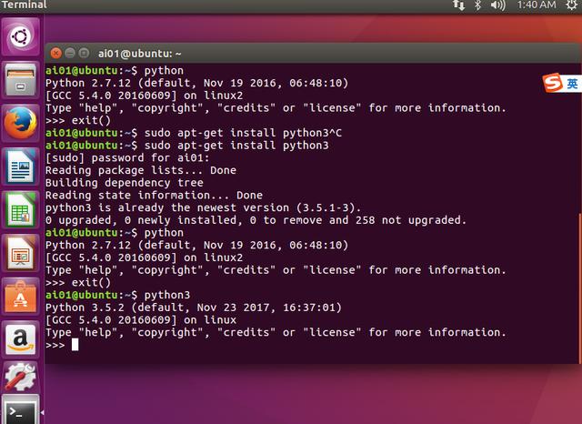 基于ubuntu16 Python3 tensorflow的环境怎么搭建