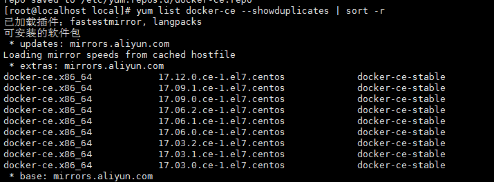 Centos7上安装docker实例分析