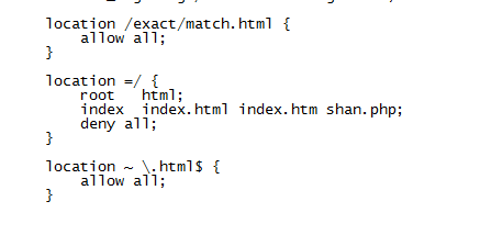 nginx location匹配的方法