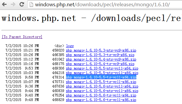 Windows服务器如何安装PHP MongoDB扩展