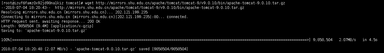 Linux CentOS下怎么安装Tomcat9及web项目