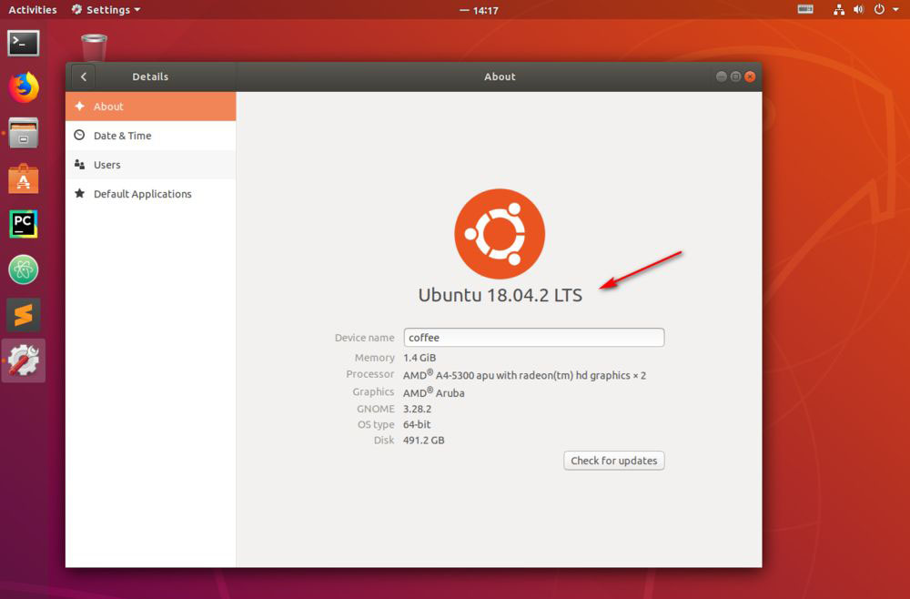 ubuntu系统版本信息怎么查看