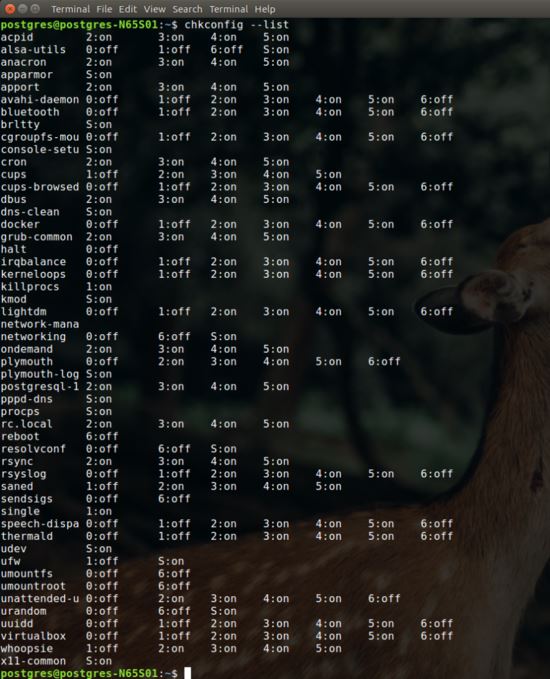 Ubuntu如何设置PostgreSQL开机启动