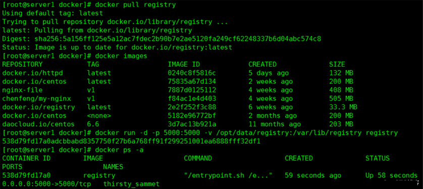 docker私有仓库的搭建和使用的方法