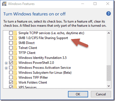Windows服务器如何启用/禁用SMBv1、SMBv2和SMBv3