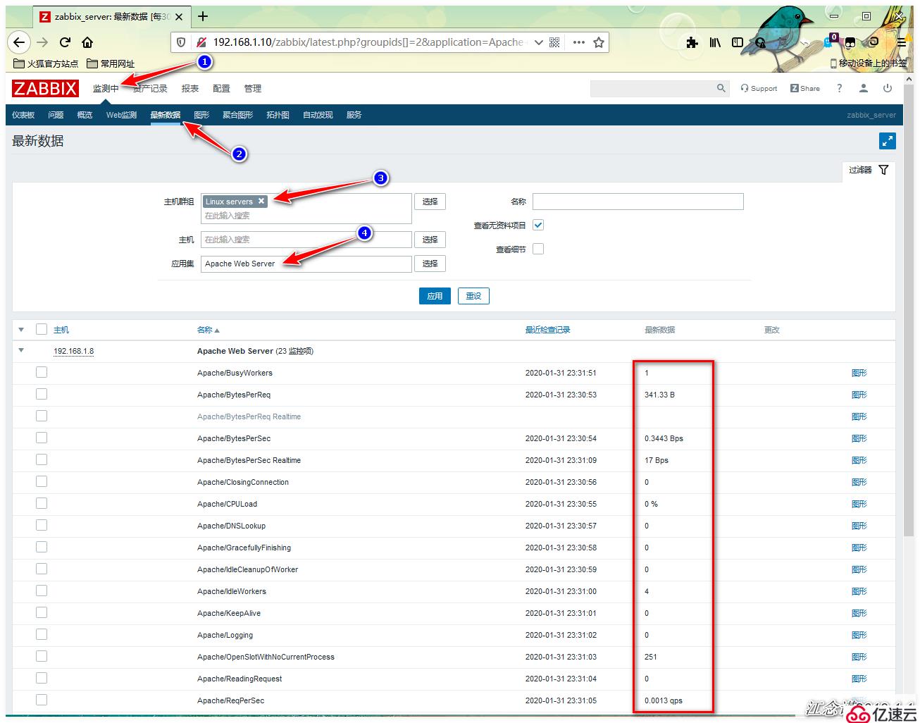 Zabbix监控Mysql、Apache、Nginx应用实战