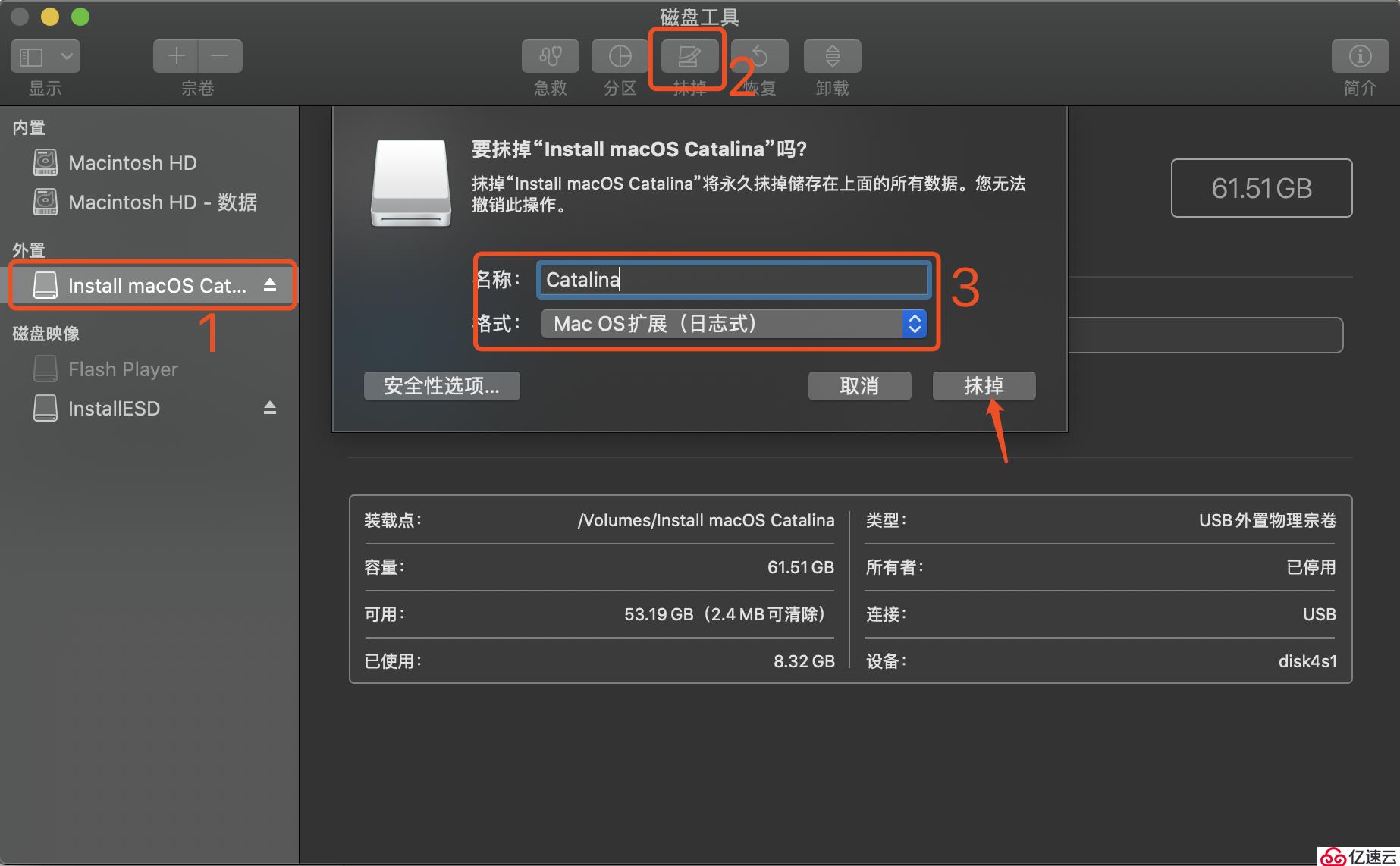 记MacOS抹盘后--使用U盘安装MacOS实录