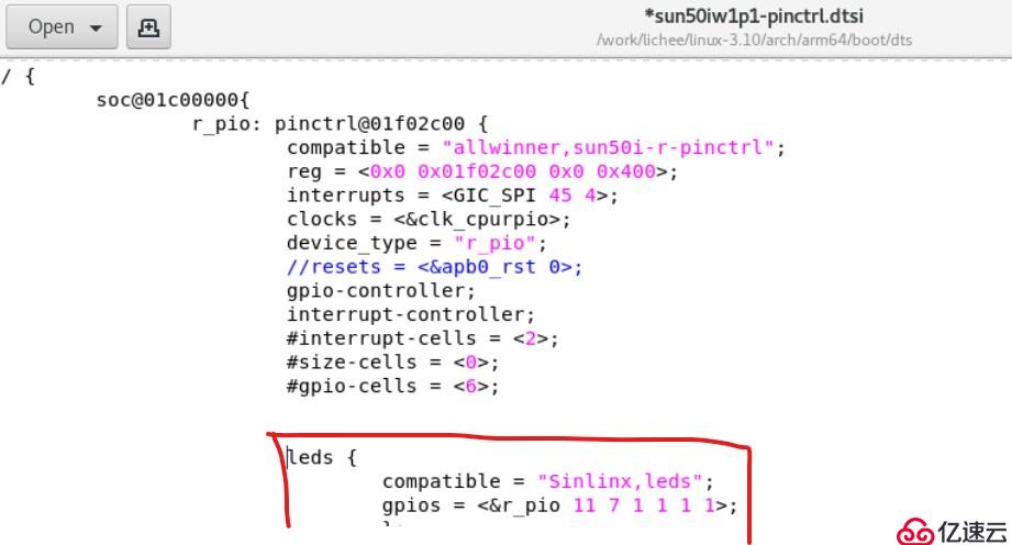 芯靈思Sinlinx A64 linux 通過(guò)設(shè)備樹(shù)寫(xiě)LED