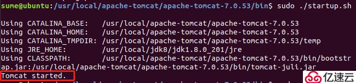 Ubuntu 18.04安裝apache-tomcat7.0