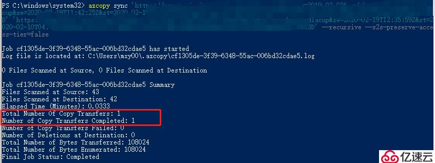 ​Azure Storage系列之使用AzCopy在blob