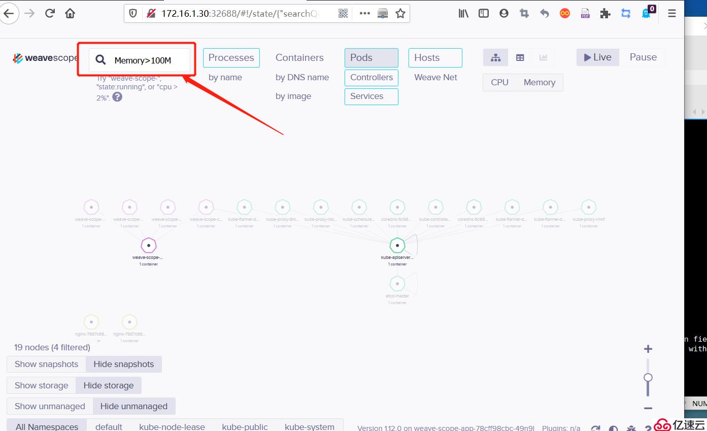 kubernetes Weave Scope的安装和使用