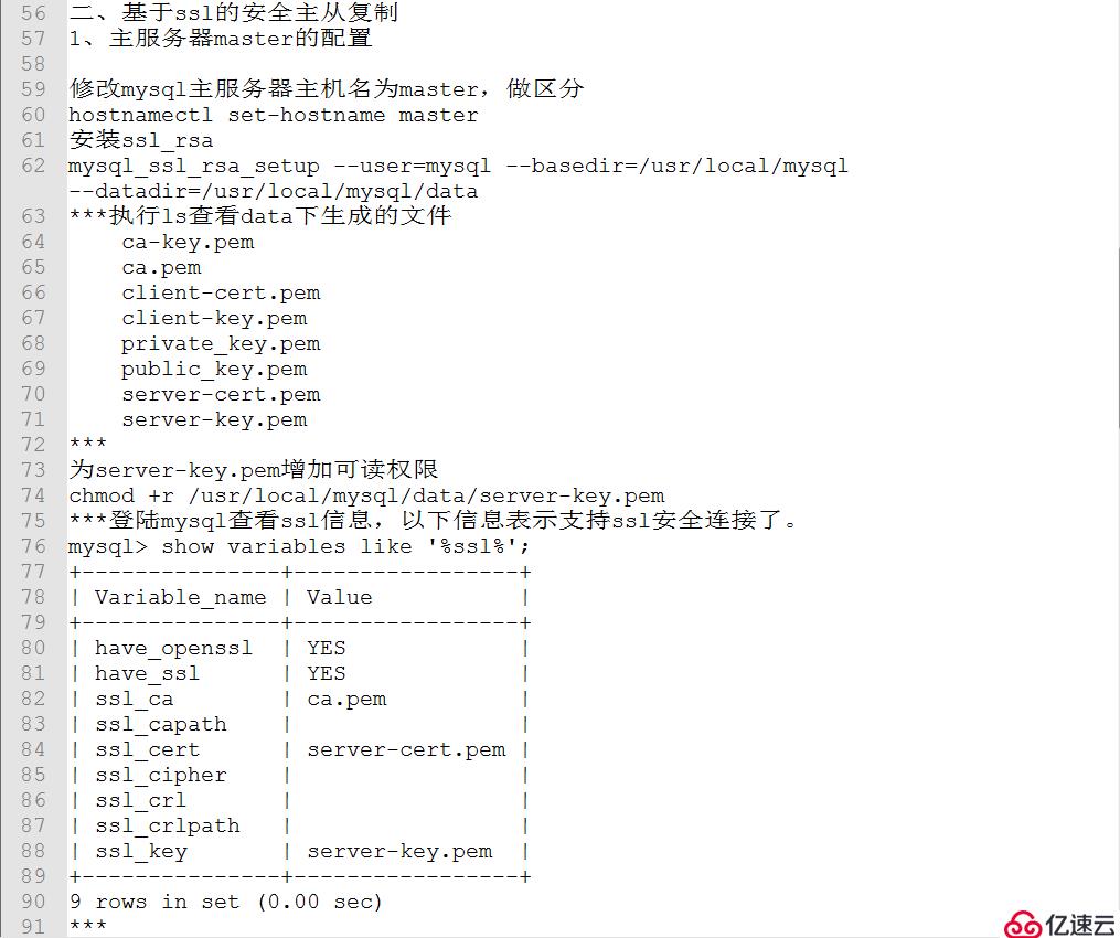 MYSQL5.7基于SSL的主从复制