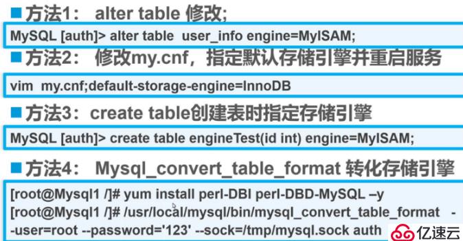 MySQL存储引擎MyISAM和InnoDB