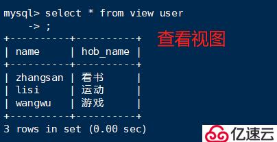 MySQL索引、视图、存储过程