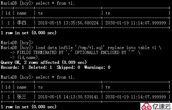 MariaDB10.3 系统版本表 有效防止数据丢失