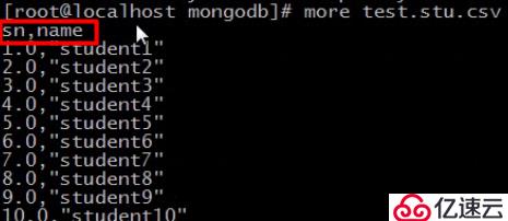 mongodb导出与导入