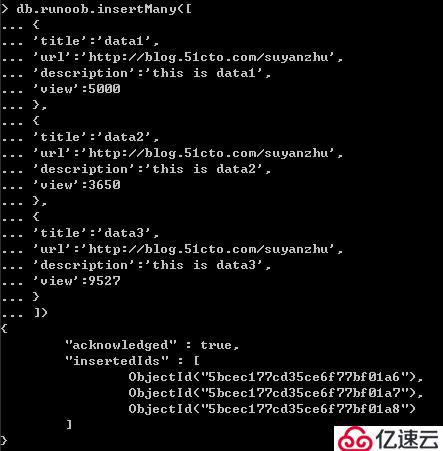 MongoDB通过skip()方法来跳过limit指定数量的