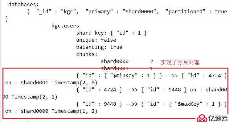 MongoDB分片管理