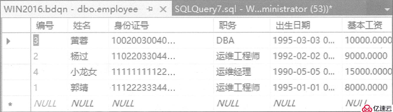 SQL Server数据库、表、数据类型基本概念