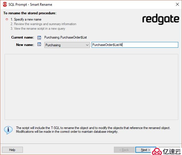 SQL語法提示工具SQL Prompt，如何智能重命名和拆分