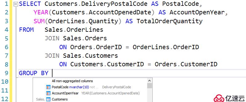 还在手动编写GROUP BY子句？SQL Prompt可以自