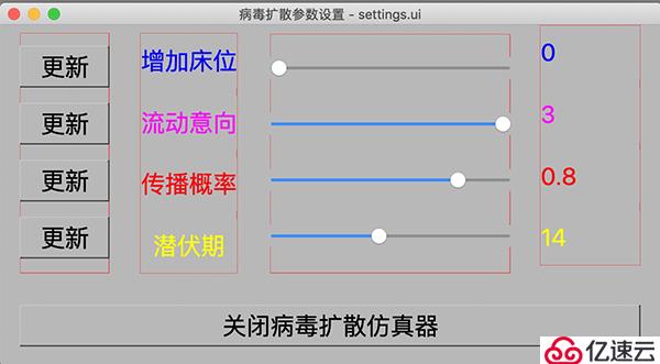 冠状病毒传播仿真器的原理和实现（Python版)