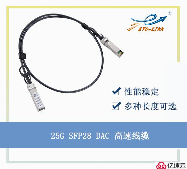 25G DAC高速线缆 vs 25G AOC有源光缆，哪个更