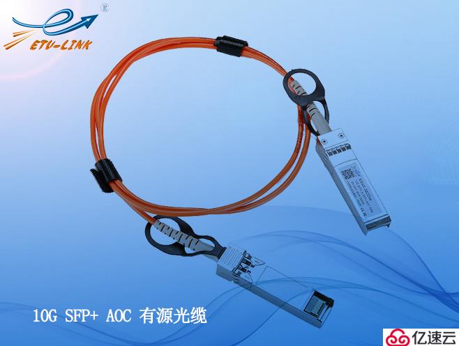 数据中心互连方案10G SFP+ AOC有源光缆的优势