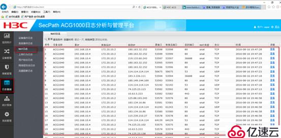 H3C-ACG1000+日志分析与管理平台实现行为审计（旁路