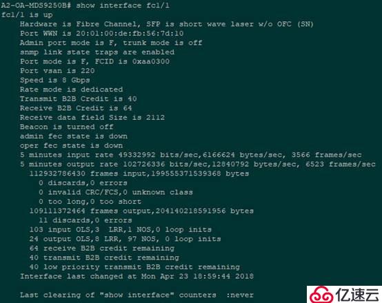 cisco mds光纤交换机配置