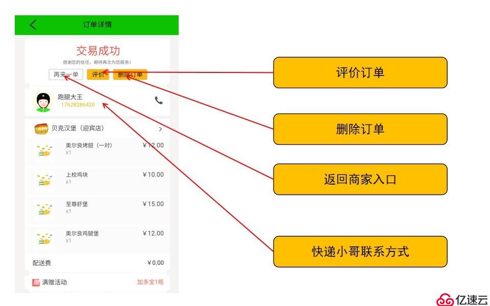 外卖平台用户端APP说明