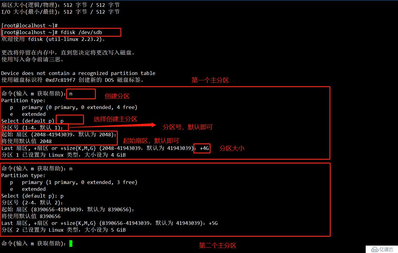 磁盘与文件系统管理（CentOS 7）有实验可跟做