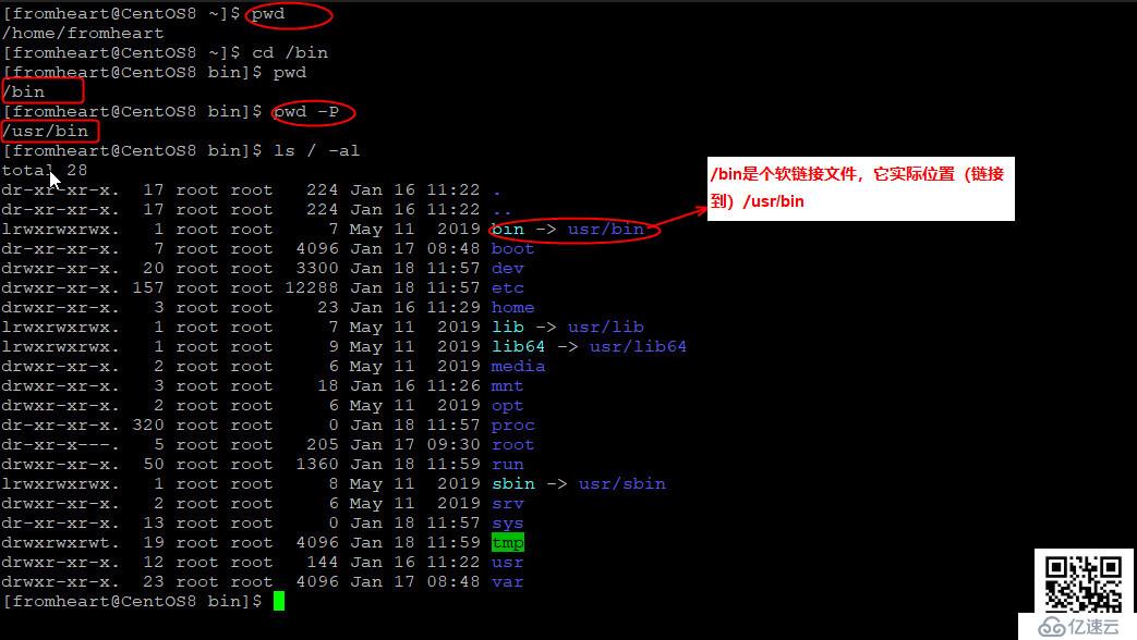 从心开始的CentOS学习笔记之六:目录操作命令cd、pwd