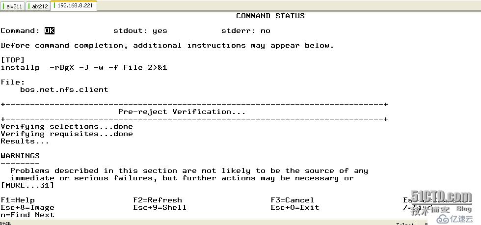 Unix Study--AIX Patch 的升级和回退